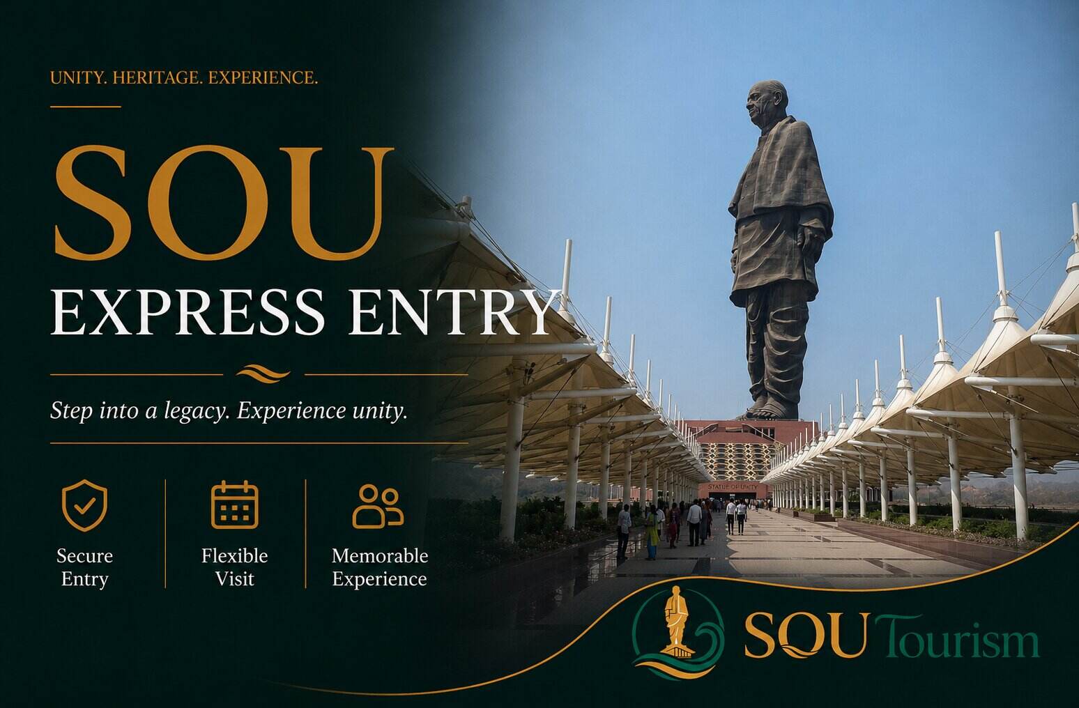 Statue of Unity Express Entry