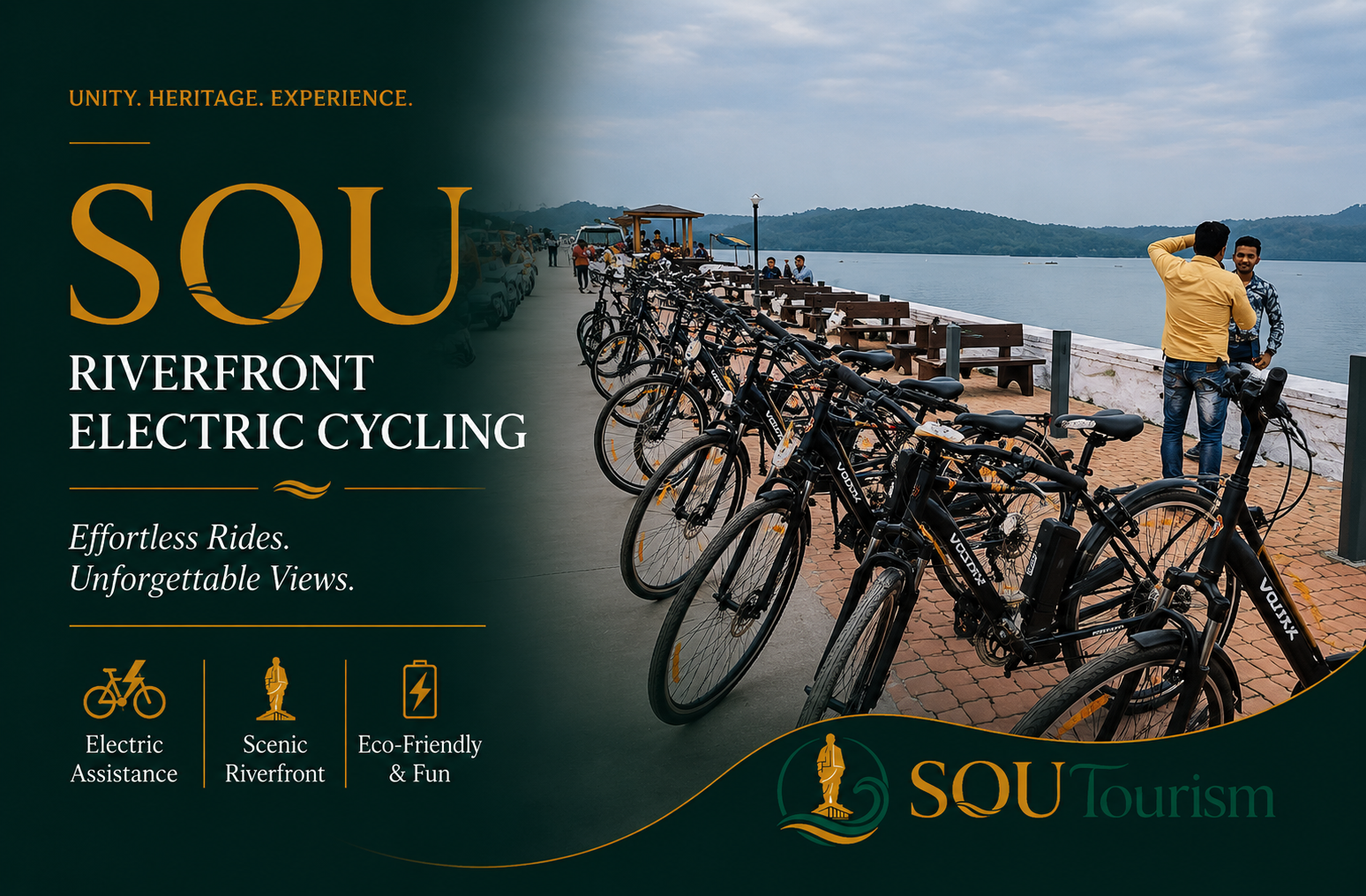 Riverfront Electric Cycling